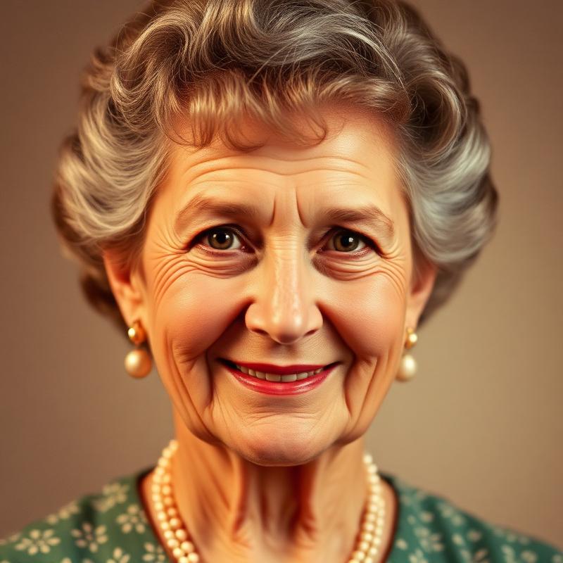 Retrato da avó — restaurada